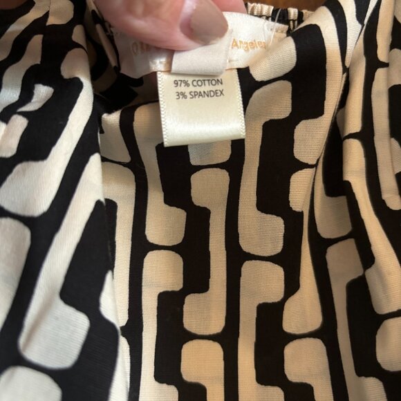 Monteau Los Angeles dress new with tags size medium cream black - Picture 5 of 7